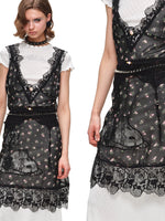 Snoopy V-neck Lace Dress