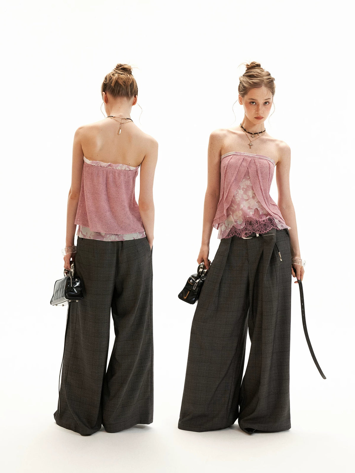Floral Lace Cami Bustier Top