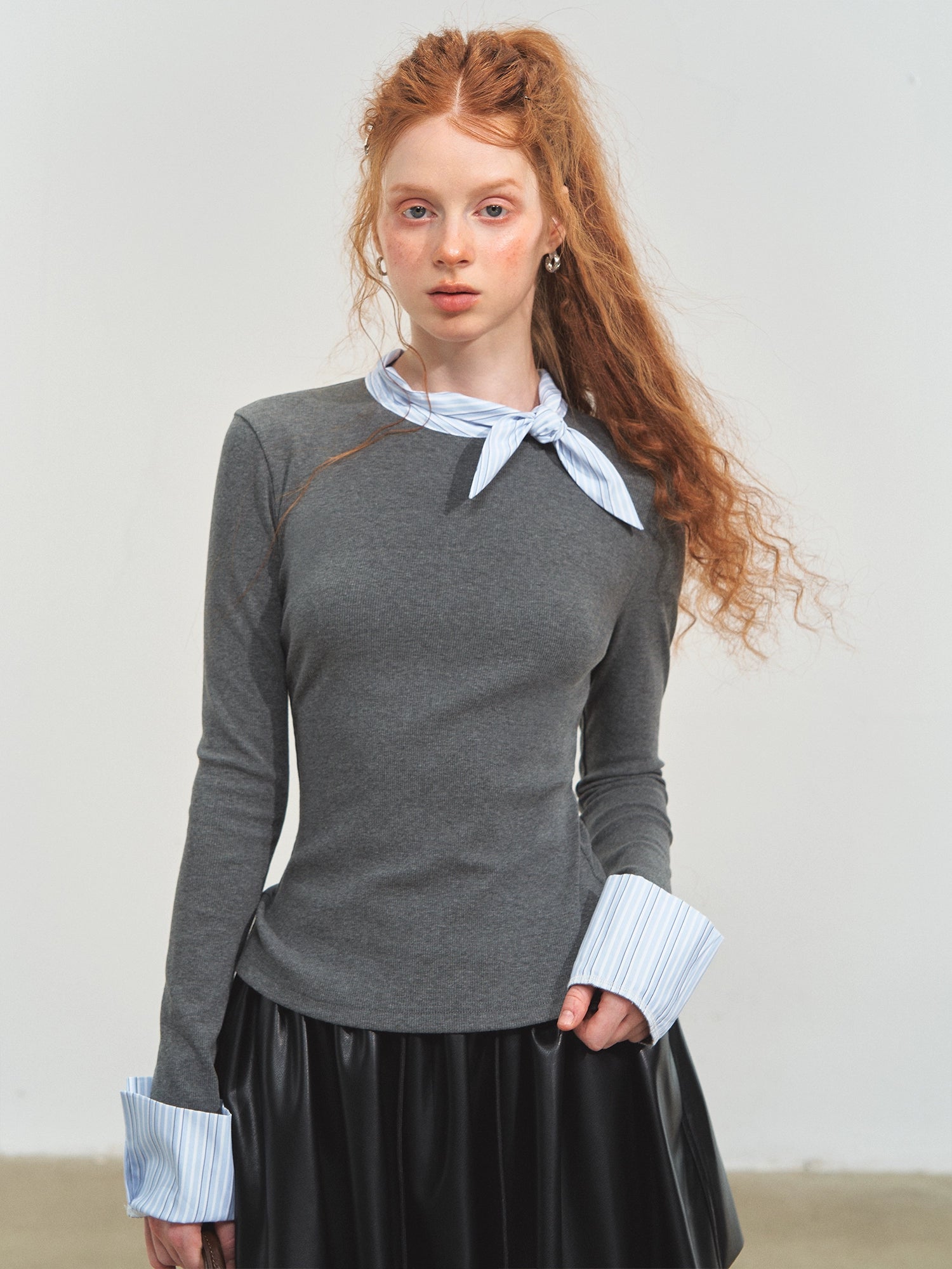 Bow-tie Slim Fit Base Shirt