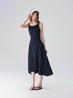Twisted Strap Knit Dress