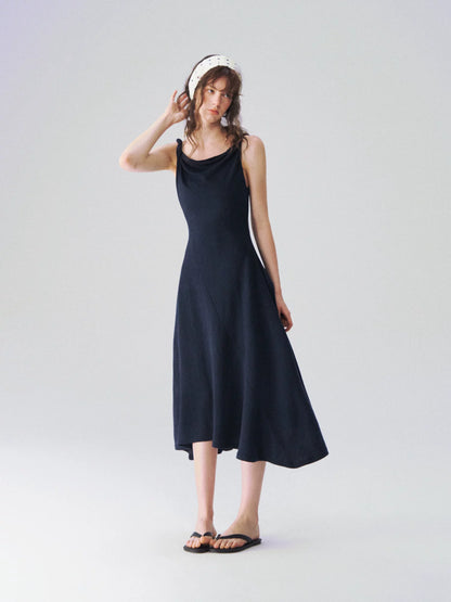 Twisted Strap Knit Dress