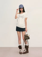 Cupid Print Layered Tee