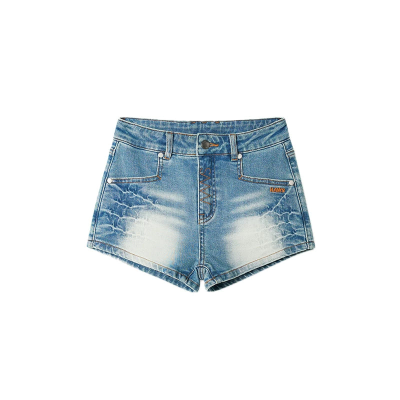 Equestrian Denim Shorts