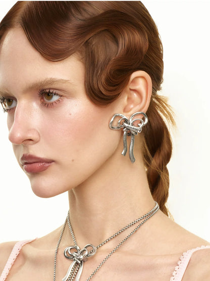Vintage Bowknot Earrings