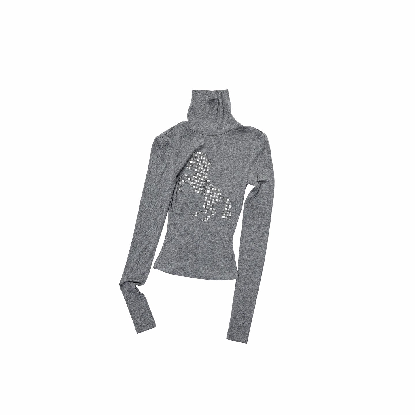 Crystal-Embellished Turtleneck