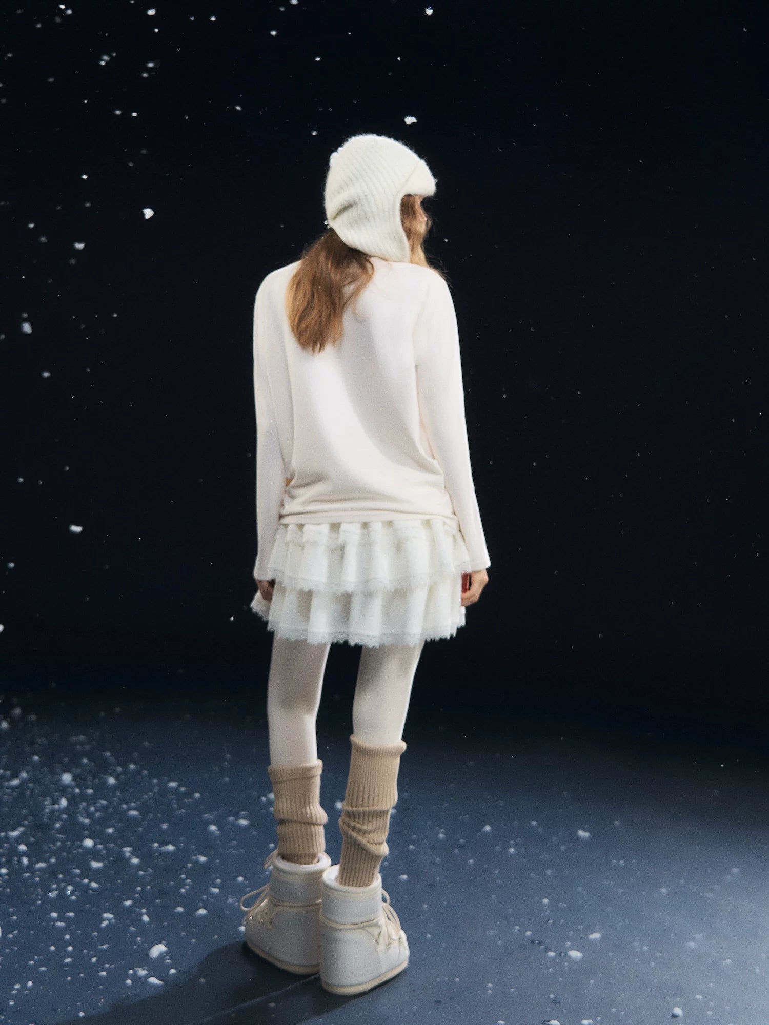 Off-White Deer Print Long-Sleeve T-shirt