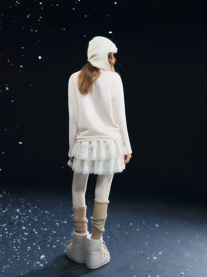 Off-White Deer Print Long-Sleeve T-shirt