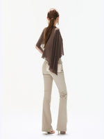 Crystal Mesh Cape Top