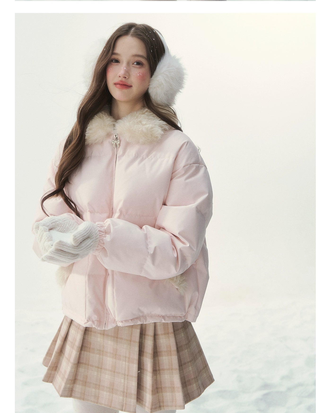 Reversible Fair Isle Down Jacket