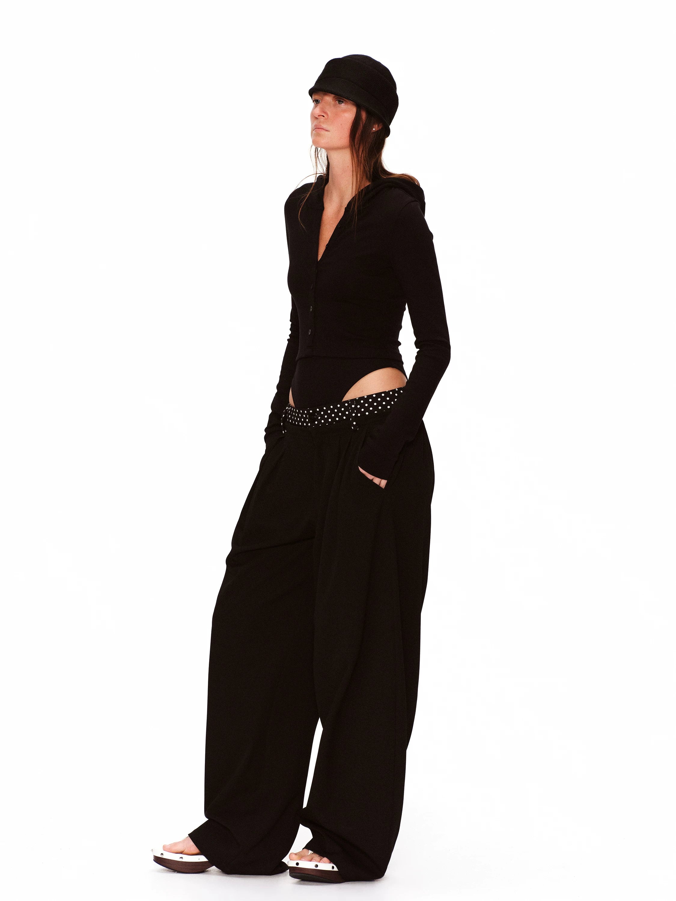 Polka Dot Waist Trousers