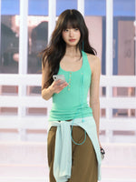 Halter Henley Tank