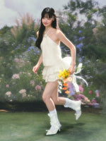 Rose Halter Dress