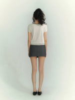 Argyle Layered Short Tee