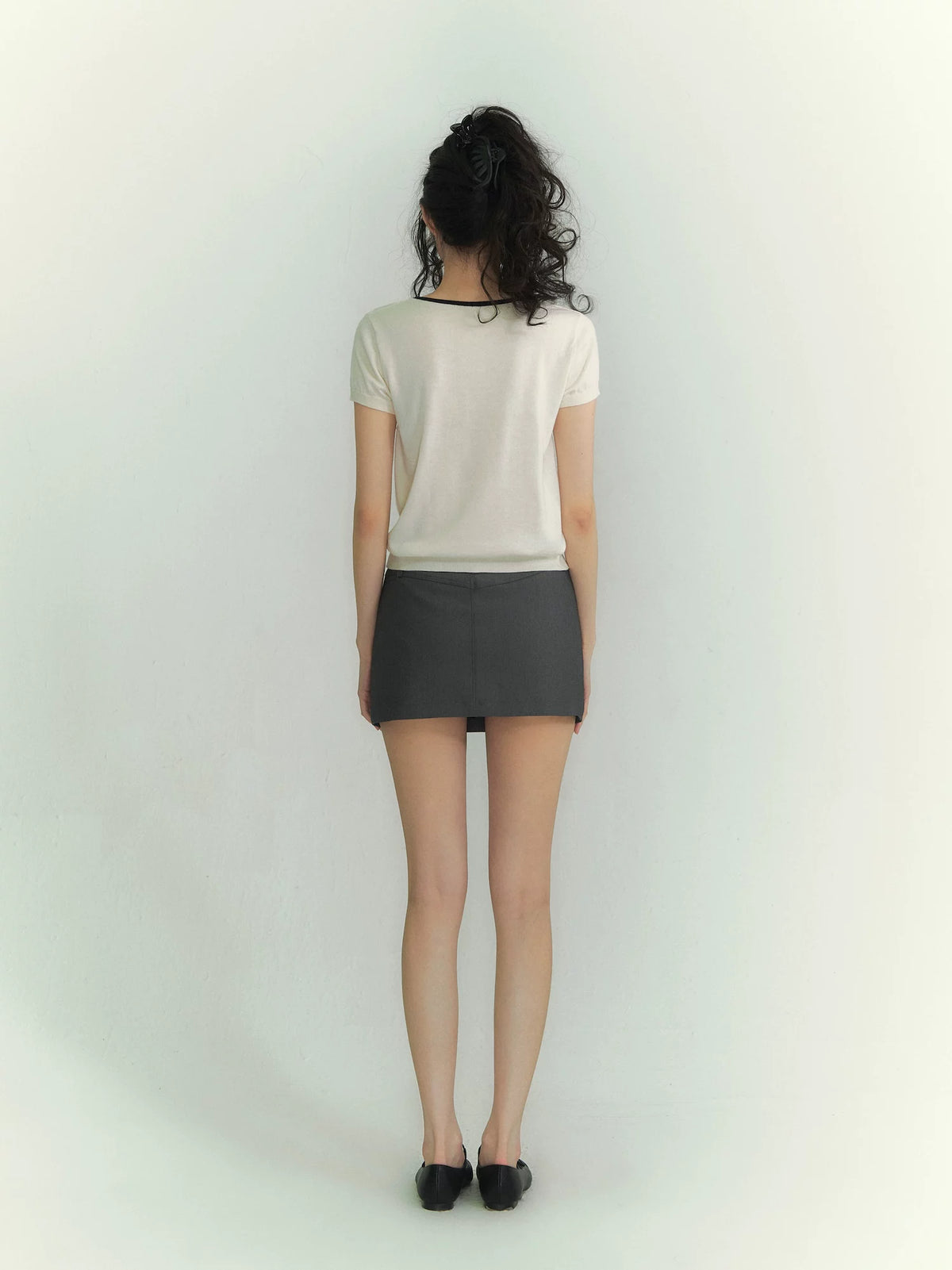 Argyle Layered Short Tee