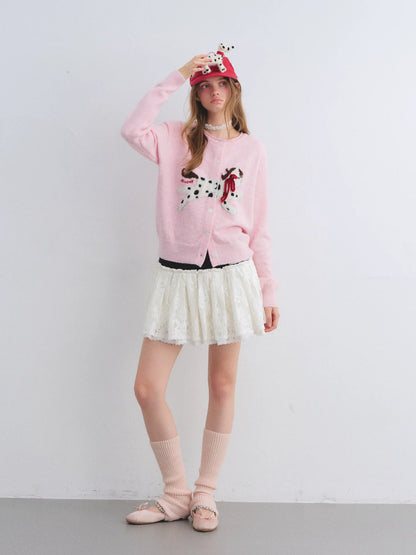 Lace Patchwork Mini Skirt