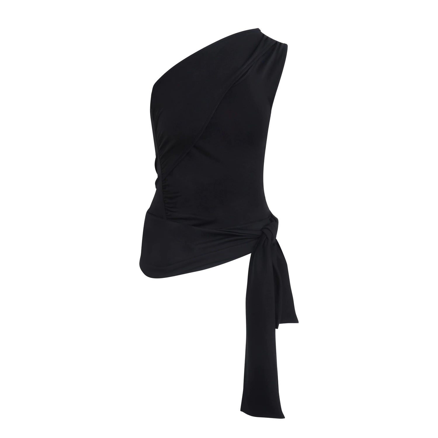 Irregular Slanted Single Shoulder Vest