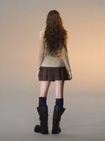 Stripe Button Rib Top