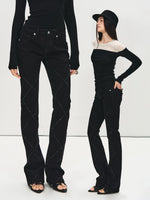 R2 Diamond Flare Denim Pants