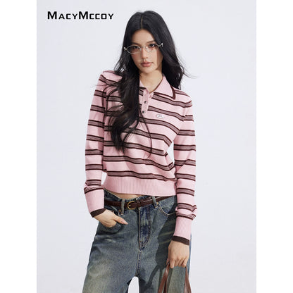 Polo Stripe Long Sleeve T-shirt