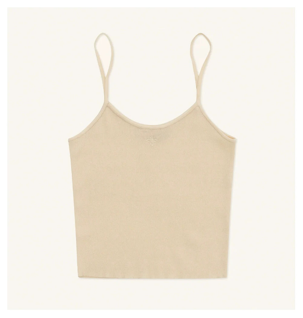 Compass Knitted Spaghetti Straps