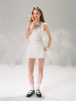 Floral Texture Stretch Tank