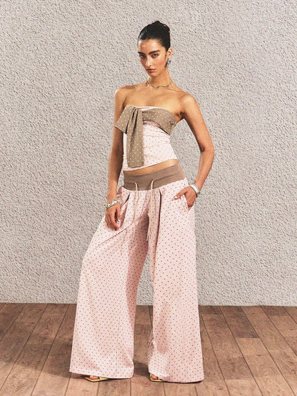 Pink Polka Dot Set