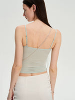 Drawstring Ruched Slim Cami