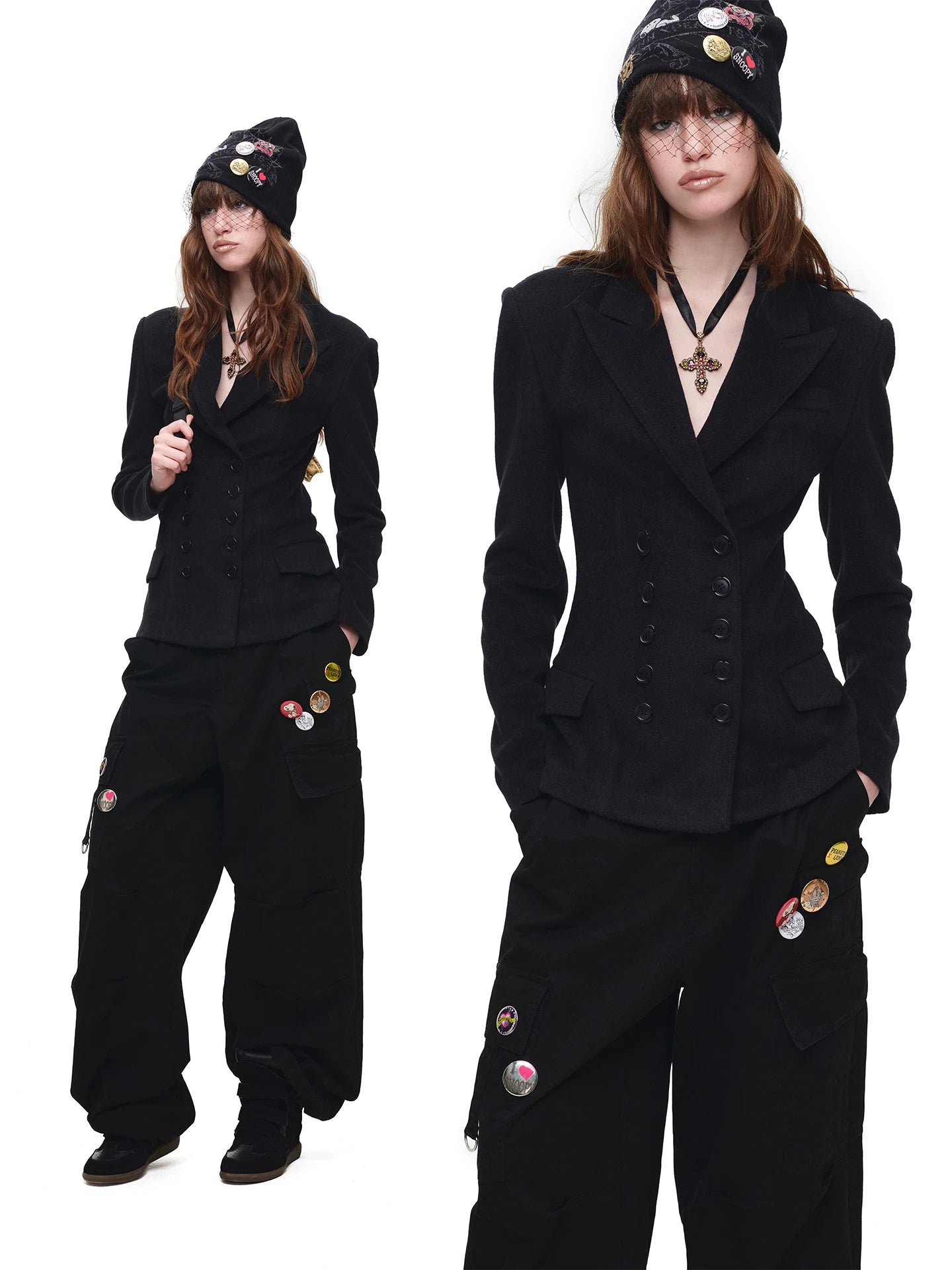 Distressed Multi-Pocket Cargo Pants