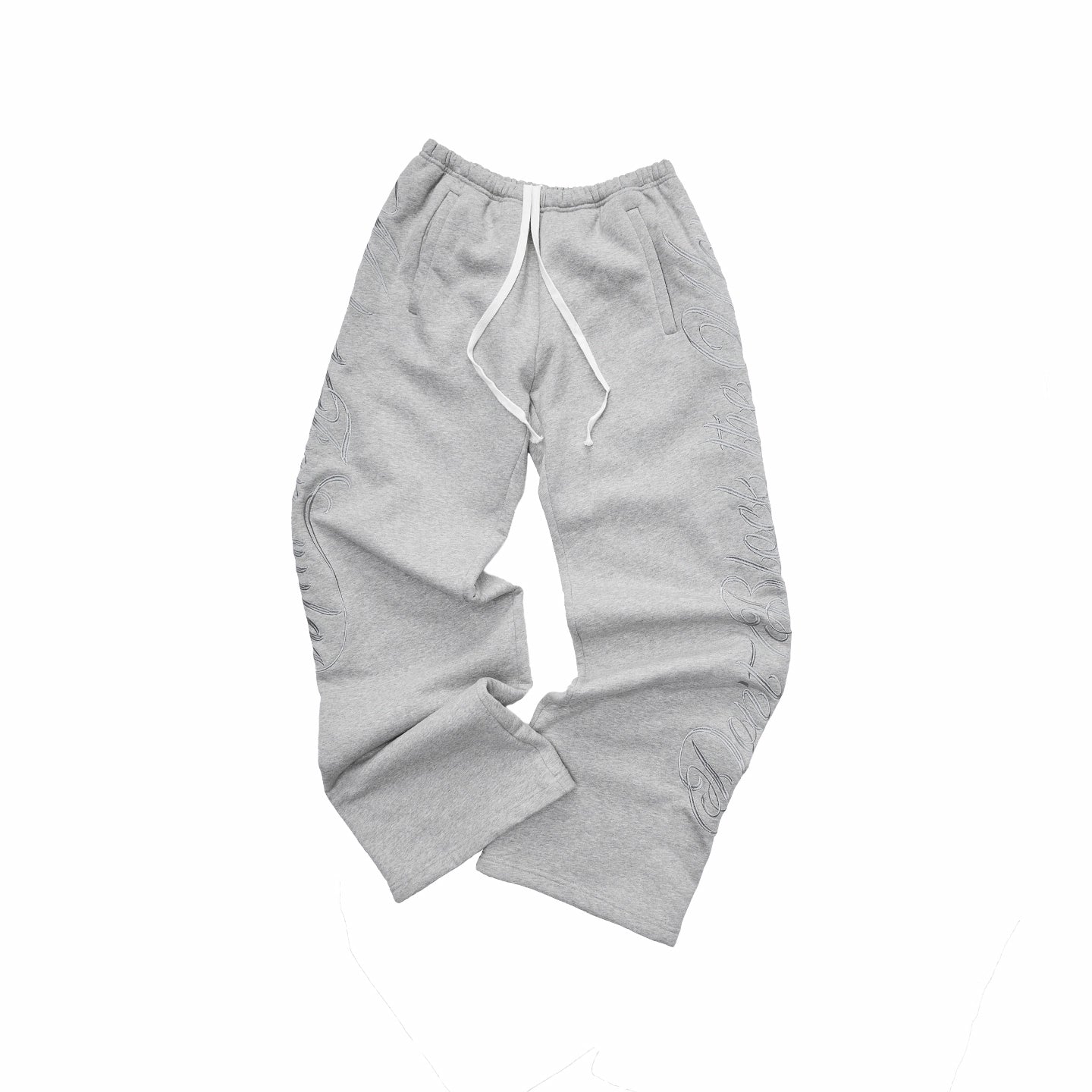 Script Embroidery Hoodie Sweat Set