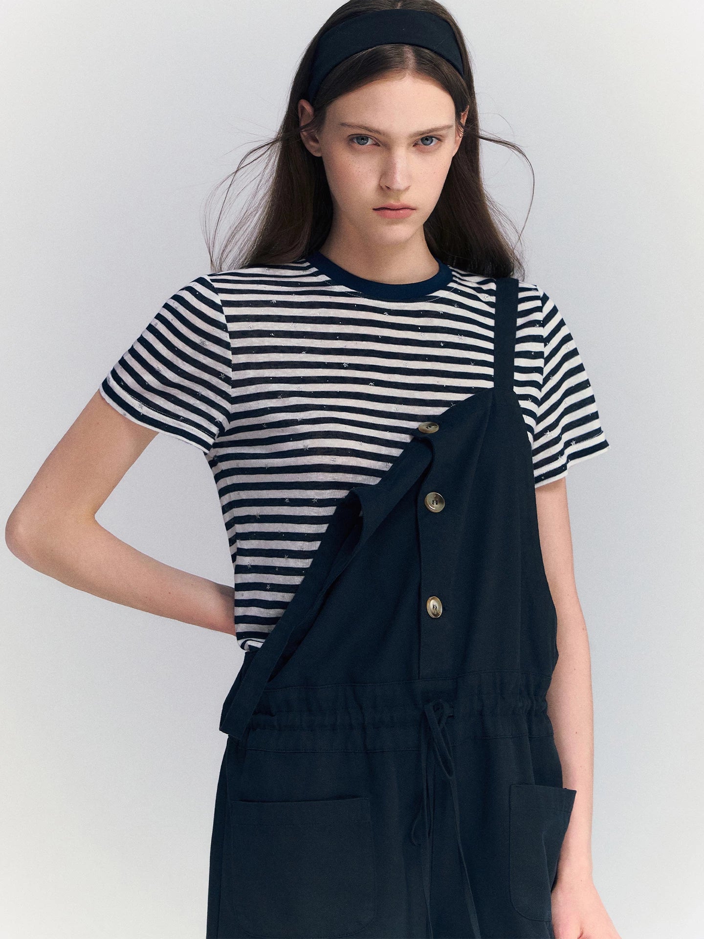 Star Sequin Stripe T-Shirt