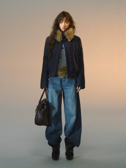 Stripe Button Rib Top