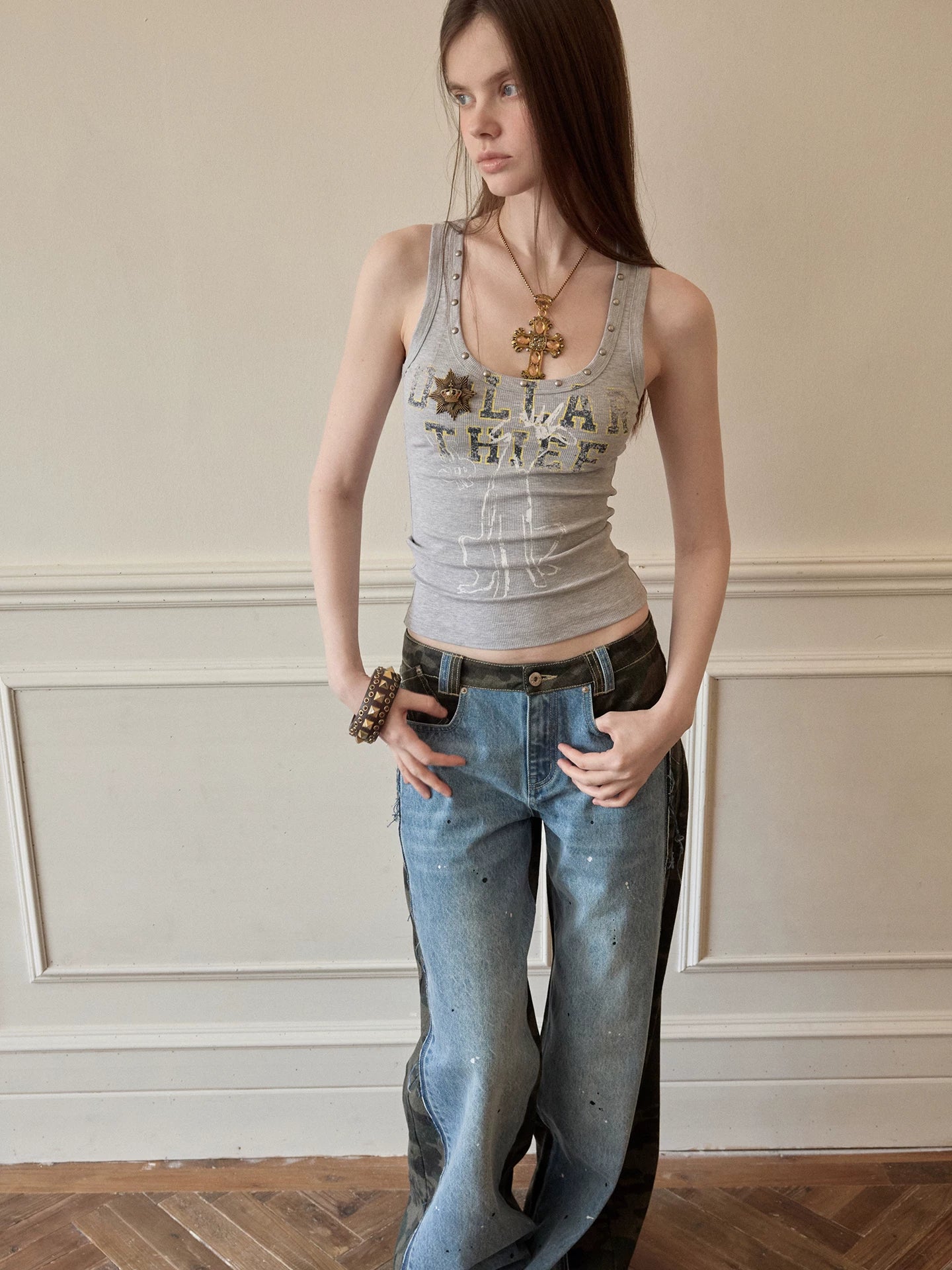 Animal Print Rib Tank