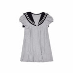 Oversized Sailor Collar Dress