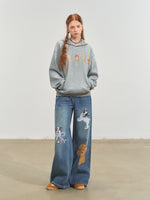 Gray & Brown Pet Party Hoodie