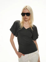 Bloom Sleeve V Neck Top