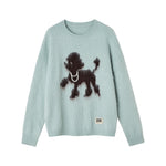 Playful-puppy Crewneck Sweater