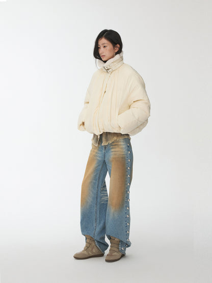 Belted Cocoon Down Jacket