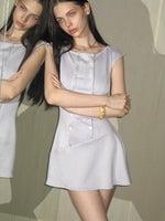 Double Button Dress