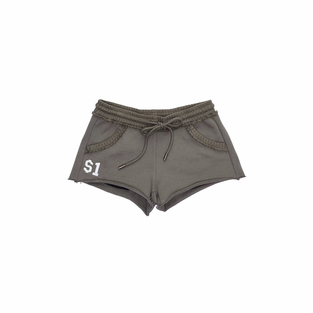 Bone Embroidery Sweat Shorts