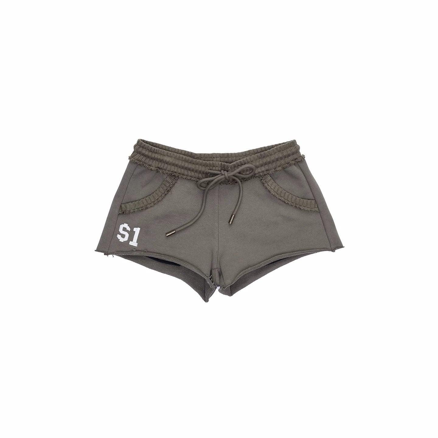 Bone Embroidery Sweat Shorts