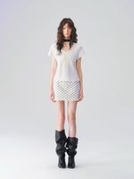 Slub Cotton V Tee