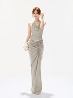 Romantic Ruched Fishtail Skirt