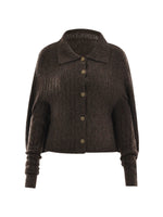 Retro Fur Collar Cape Cardigan