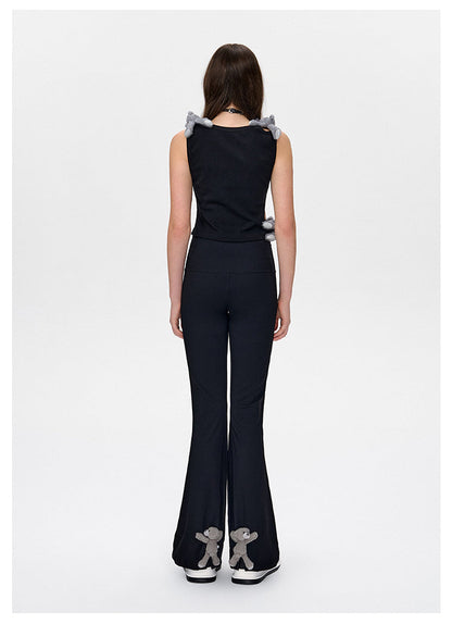 Split Flared Premium Casual Yoga Pants