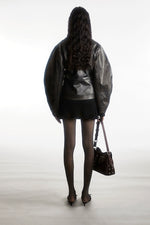 Oversized Thick Leather Jacket