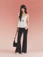 Polka Dot Lace Camisole