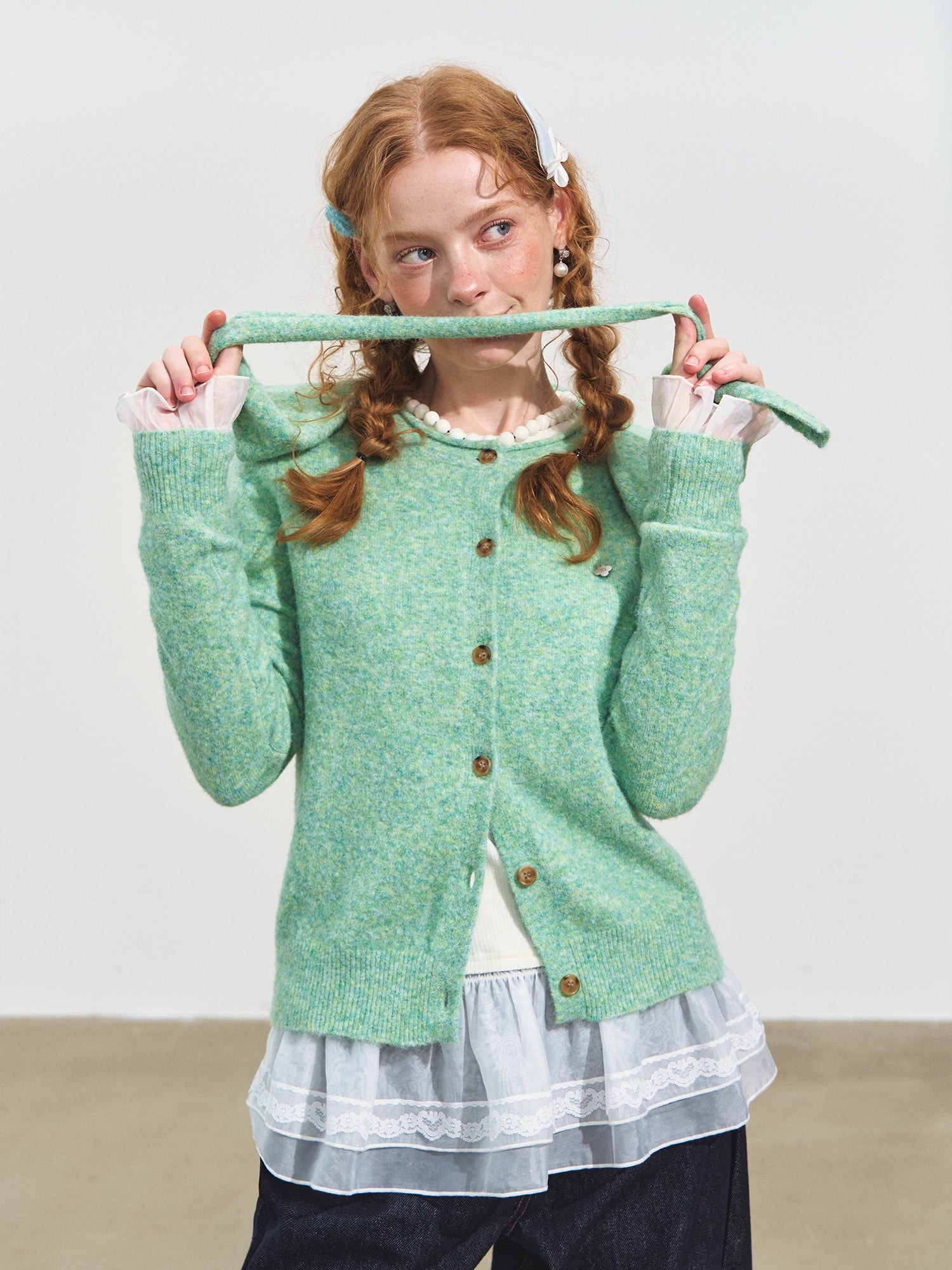 Hooded Shawl Edge Cardigan