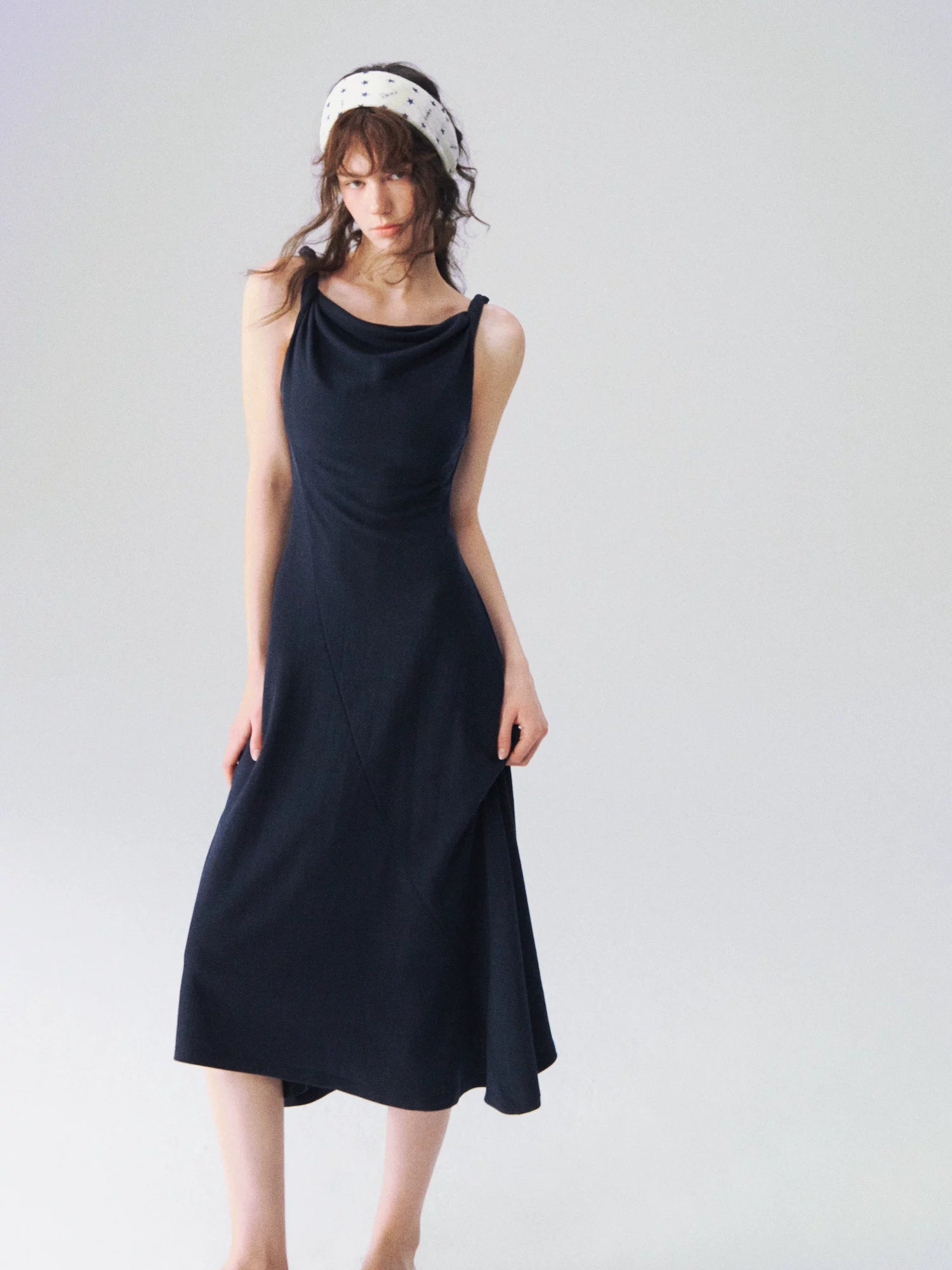 Twisted Strap Knit Dress