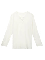 White Henley Cover Up
