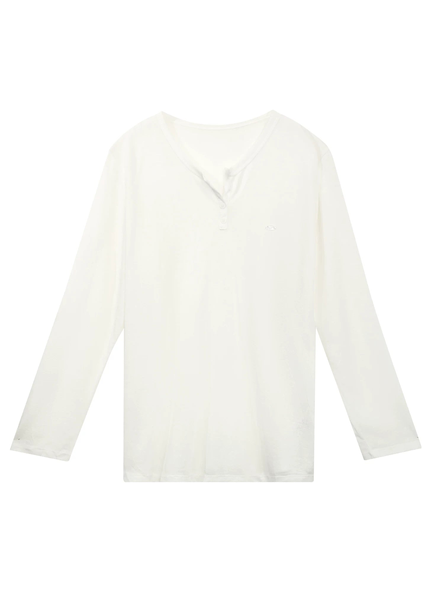 White Henley Cover Up